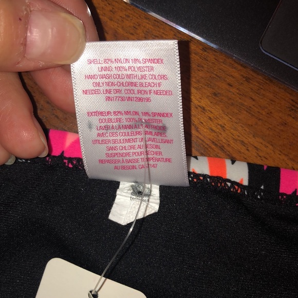 Xhilaration Pink Print Bikini Bottom XL - Picture 5 of 6